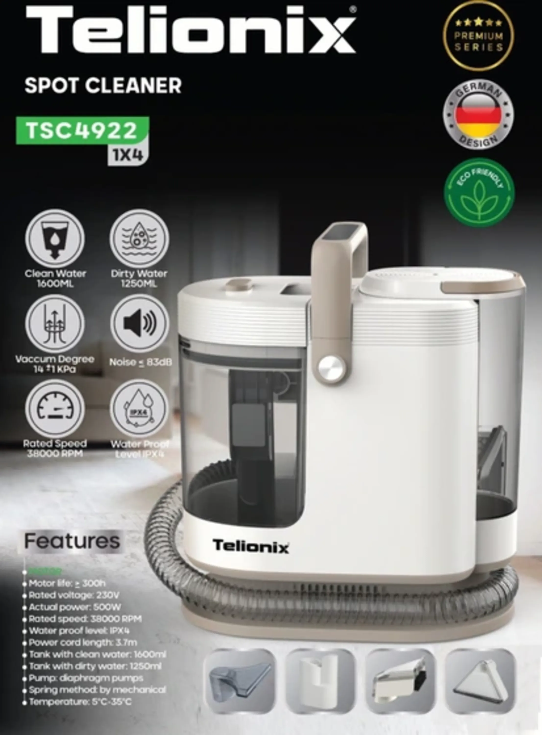 مبل شور تلیونیکس مدل TSC4922 شستشوی عمیق